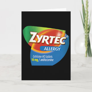 Zyrtec Allergy Funny Group Nurse Pharmacy Hallowee Karte