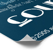 ZYS fliegen mich zum Mond Poster (Ecke)