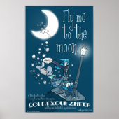 ZYS fliegen mich zum Mond Poster (Vorne)