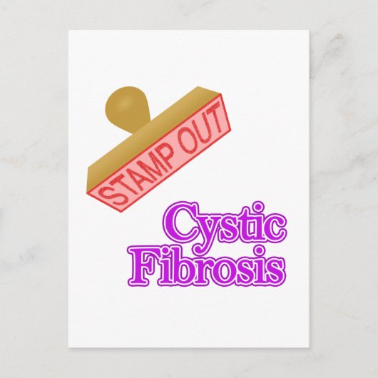 Zystische Fibrose Postkarte (Vorderseite)