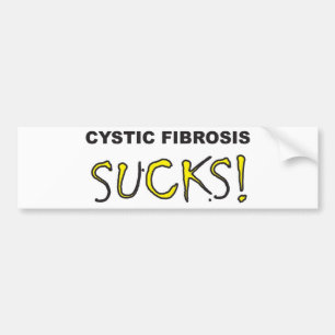 Zystische Fibrose Sucks.jpg Autoaufkleber