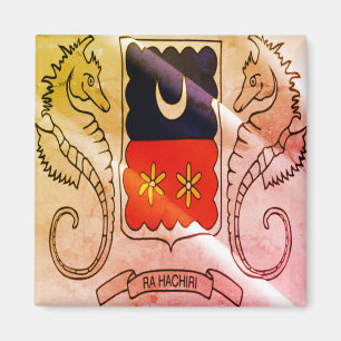 zYT002 MAYOTTE, Waving Flag, Afrika, Kühlschrank Magnet