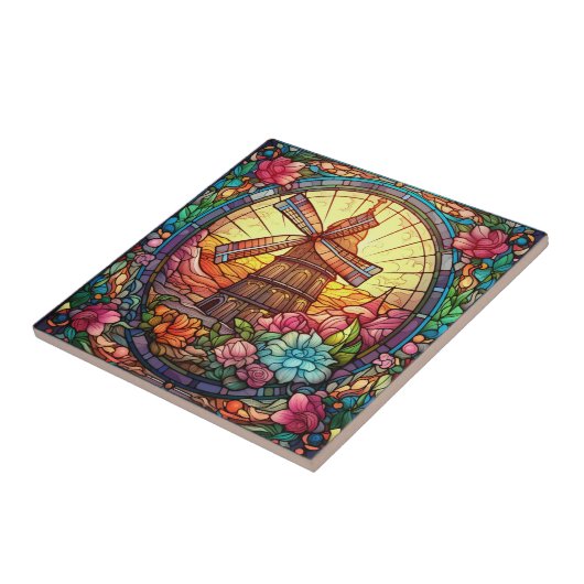 Zyte Imitate Windmühle Keramik Fliesen (Seite)