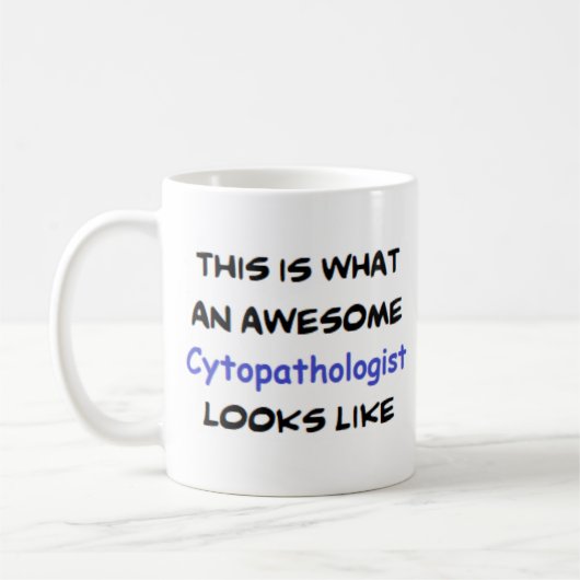 Zytopathologe, phantastisch kaffeetasse (Links)