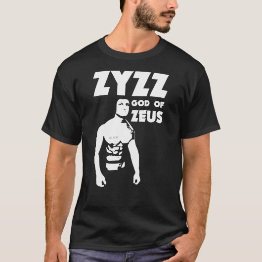 Zyzz Gott des Zeus T-Shirt (Vorderseite)