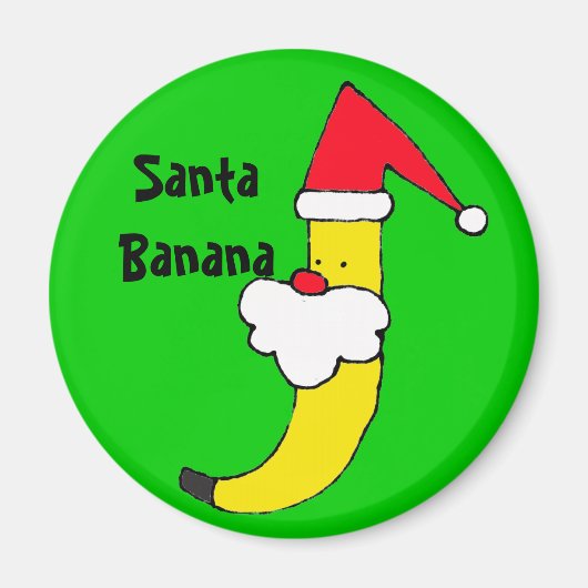 ZZ - Holiday Santa Banana Magnet (Vorne)