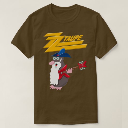 ZZ Taupe T-Shirt (Design vorne)