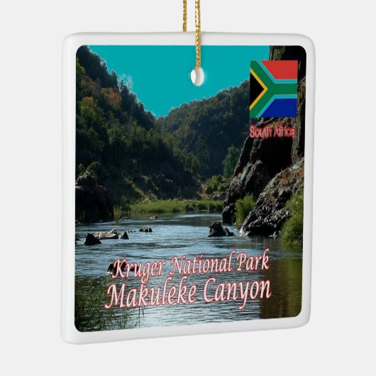 zZA005 SÜDAFRIKA, N.P. Makuleke Canyon, Keramikornament (Rechts)