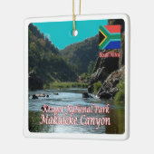 zZA005 SÜDAFRIKA, N.P. Makuleke Canyon, Keramikornament (Links)