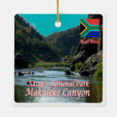 zZA005 SÜDAFRIKA, N.P. Makuleke Canyon, Keramikornament (Rückseite)