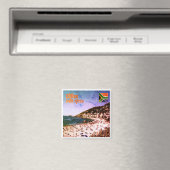 zZA009 CLIFTON, Panorama, Südafrika, Kühlschrank Magnet (In Situ (Geschirrspüler))