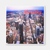 zZA018 JOHANNESBURG, Panorama, Südafrika, Kühlschr Magnet (Vorne)