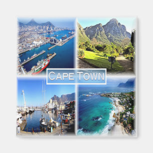 zZA025 CAPE TOWN, Mosaik, Clifton, Kühlschrank Magnet