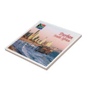 zZA037 DURBAN Skyline Crop, SÜDAFRIKA, Fliese (Seite)