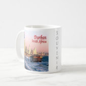 zZA037 DURBAN Skyline Crop, SÜDAFRIKA, Kaffeetasse (Vorderseite Links)