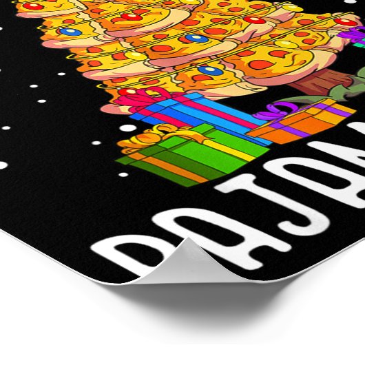 Zza Christmas Tree Shirt Men Kids Zza Lover Gift X Poster (Ecke)