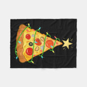 Zza Christmas Tree Zza Lover Gift  Fleecedecke (Vorderseite (Horizontal))