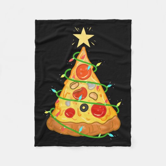 Zza Christmas Tree Zza Lover Gift  Fleecedecke (Vorderseite)