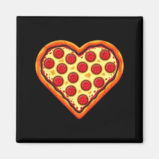 Zza Heart Cute Valentines Day Funny Heart Shaped Z Magnet (Vorne)