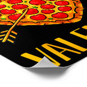 Zza Is My Valentine Funny Valentines Day Boys Gi Poster (Ecke)