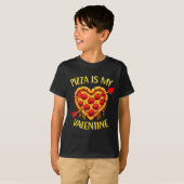 Zza Is My Valentine Funny Valentines Day Boys Ki T-Shirt (Vorne ganz)
