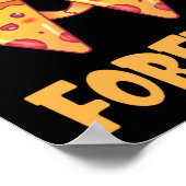 Zza Is My Valentine Valentines Day Heart Peppero Poster (Ecke)