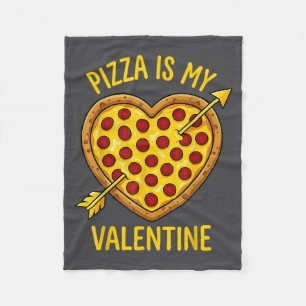 Zza ist mein Valentinstag Lustiger Valentinstag Ju Fleecedecke