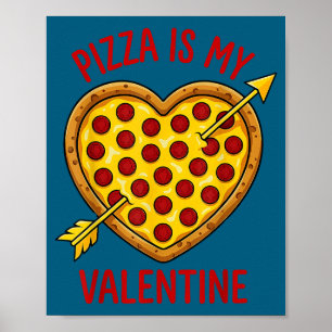 Zza ist mein Valentinstag Lustiger Valentinstag Ju Poster