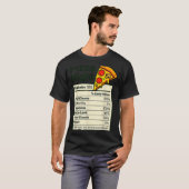 Zza Lover Night Funny Nutrition Facts Costume For T-Shirt (Vorne ganz)