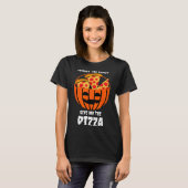 Zza Pumpkin Jackolantern Costume Easy Halloween T-Shirt (Vorne ganz)
