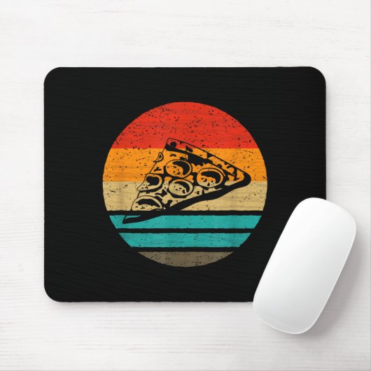 Zza Slice Retro Style Vintage  Mousepad (Mit Mouse)