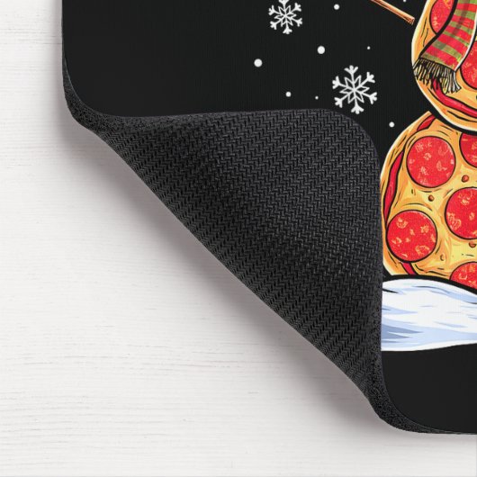 Zza Snowman - Santa Hat - Christmas Zza Party - Fu Mousepad (Ecke)