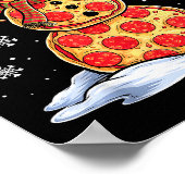 Zza Snowman - Santa Hat - Christmas Zza Party - Fu Poster (Ecke)