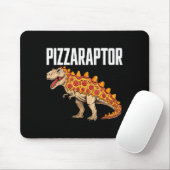 Zza T-rex Dino Fast Food Funny Zza Dinosaur Mousepad (Mit Mouse)