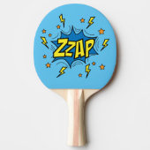 Zzap Comic Bubble Ping Pong Paddle Tischtennis Schläger (Vorderseite)