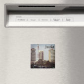 ZZM006 LUSAKA, Sambia, Afrika, Kühlschrank Magnet (In Situ (Geschirrspüler))
