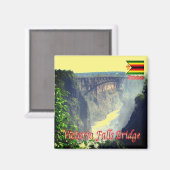 zZW006 VICTORIA FALLS, Simbabwe, Afrika, Kühlschra Magnet (Vorderseite/Rückseite)