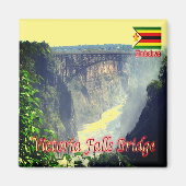 zZW006 VICTORIA FALLS, Simbabwe, Afrika, Kühlschra Magnet (Vorne)