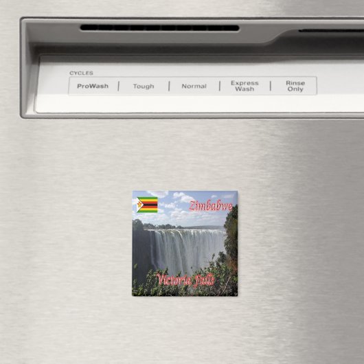 zZW010 VICTORIA FALLS, Simbabwe, AFRIKA, Kühlschra Magnet (In Situ (Geschirrspüler))