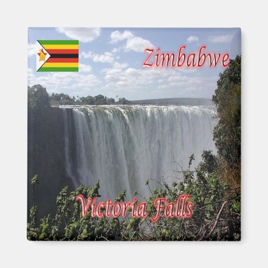 zZW010 VICTORIA FALLS, Simbabwe, AFRIKA, Kühlschra Magnet (Vorne)