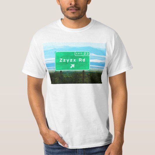 ZZYZX RD T-Shirt (Vorderseite)