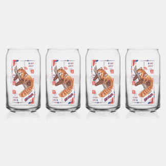 "Zzz" RED PANDA Dosenglas