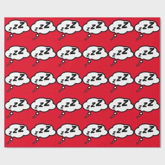 Zzzs Ballon-Packpapier Geschenkpapier (Flach)