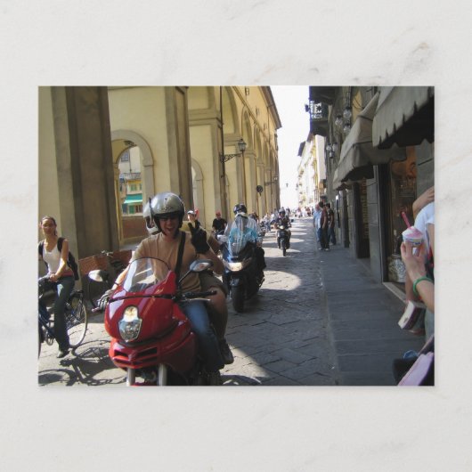 zzzScooters überall! Postkarte (Vorderseite)