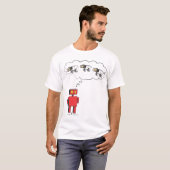 zzzzZZ, das Roboter-Schafe zählt T-Shirt (Vorne ganz)