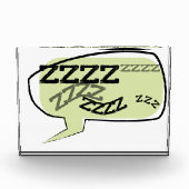 ZZZzzz Nickerchen Time Bedroom Deco Fotoblock (Vorderseite)